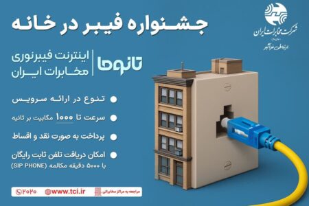 «فیبر در خانه»آغاز عصر جدید اینترنت خانگی با مخابرات همدان
