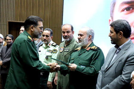مراسم تکریم و معارفه فرمانده سپاه انصارالحسین(ع) استان همدان