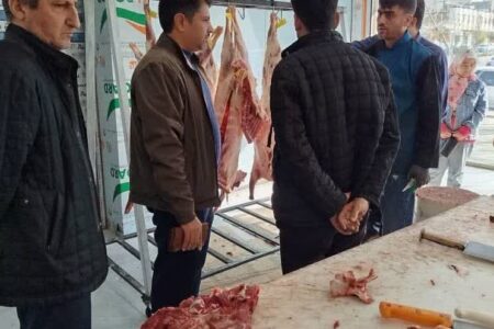 بازدید معاون فرماندار از مرکز عرضه مرغ و گوشت دولتی