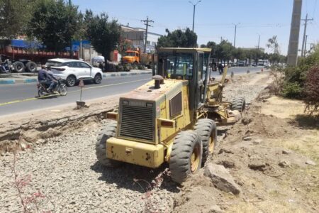 تداوم اجرای پروژه تعریض بلوار شهیدان حاجی‌بابایی(خوزستان) با هدف روان‌سازی ترافیک و ارتقای ایمنی تردد